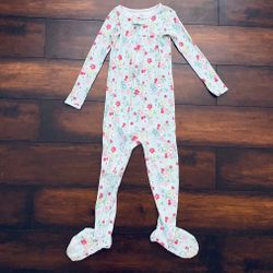 Little Girl Clothes Toddler Carter’s Footed Pajamas Size 4T 