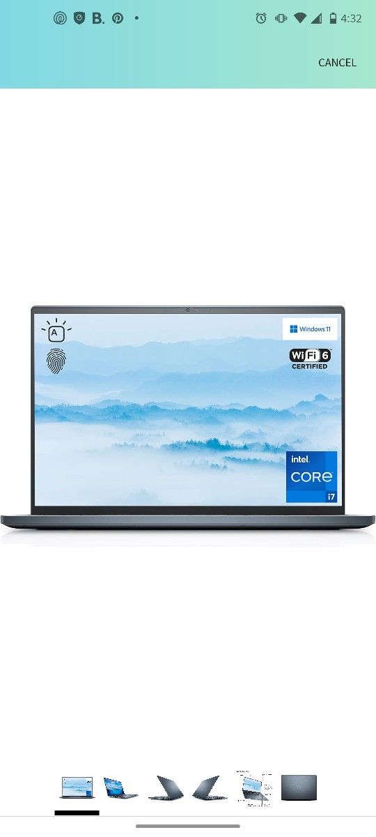 Brand New Dell Inspiron 16 Plus 7610, Window 11 Home, 512GB