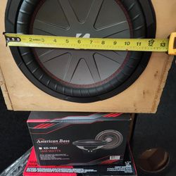 Kicker CompR 12" And Enclosure, Hits Clean And Deep