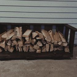 Firewood Holder Homemade 