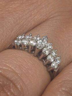 14K Gold Ladies Ring with diamonds