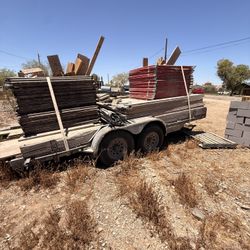 Masonry scaffolding Plus trailer