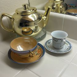 Tea Cups And Tea Mug 