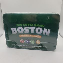 You Gotta Know Boston ( Sports Trivia Game ) - Brand New Factory Sealed -