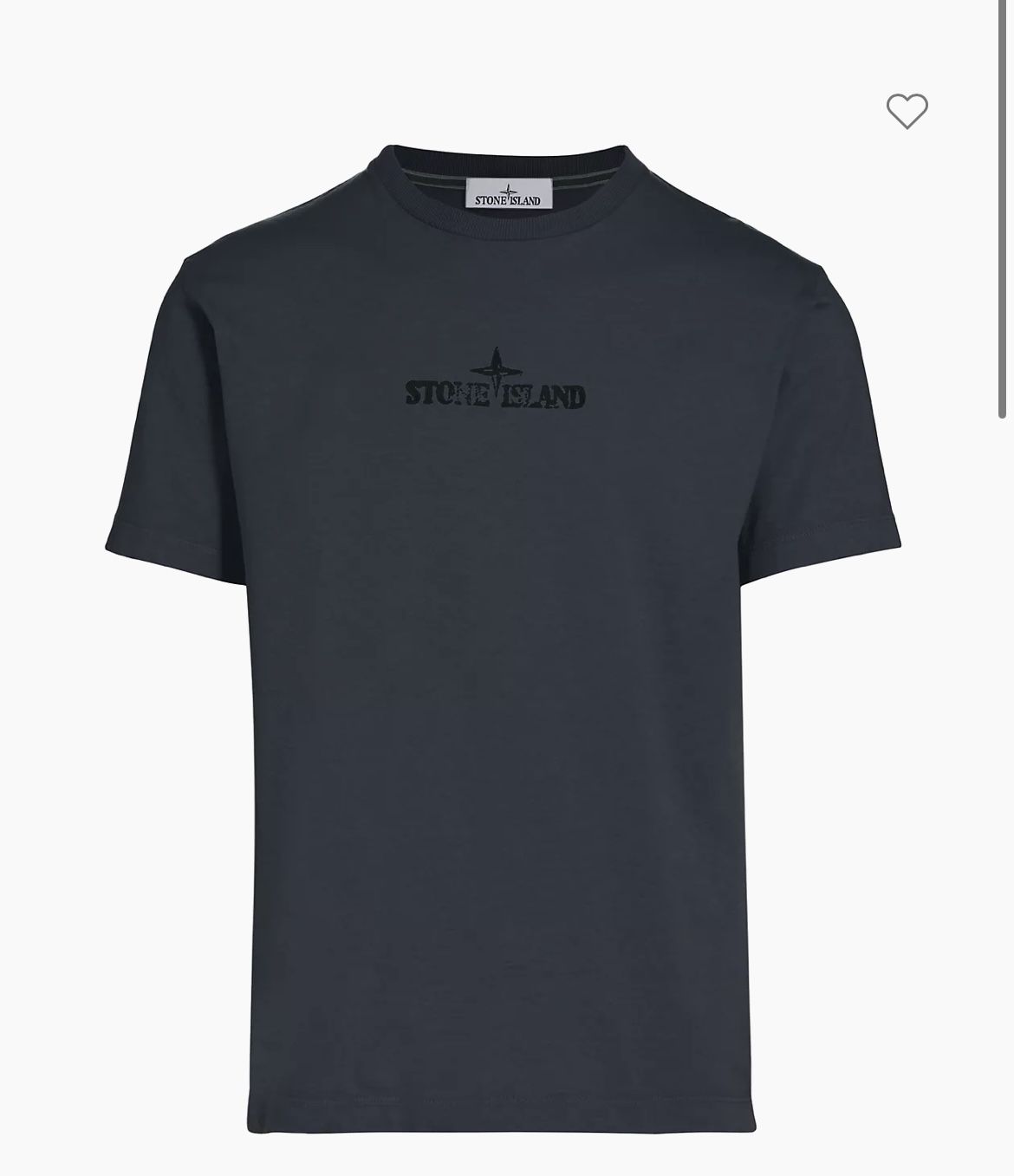 Stone Island Logo Crewneck T Shirt