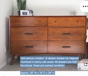 Mid-century modern style dresser