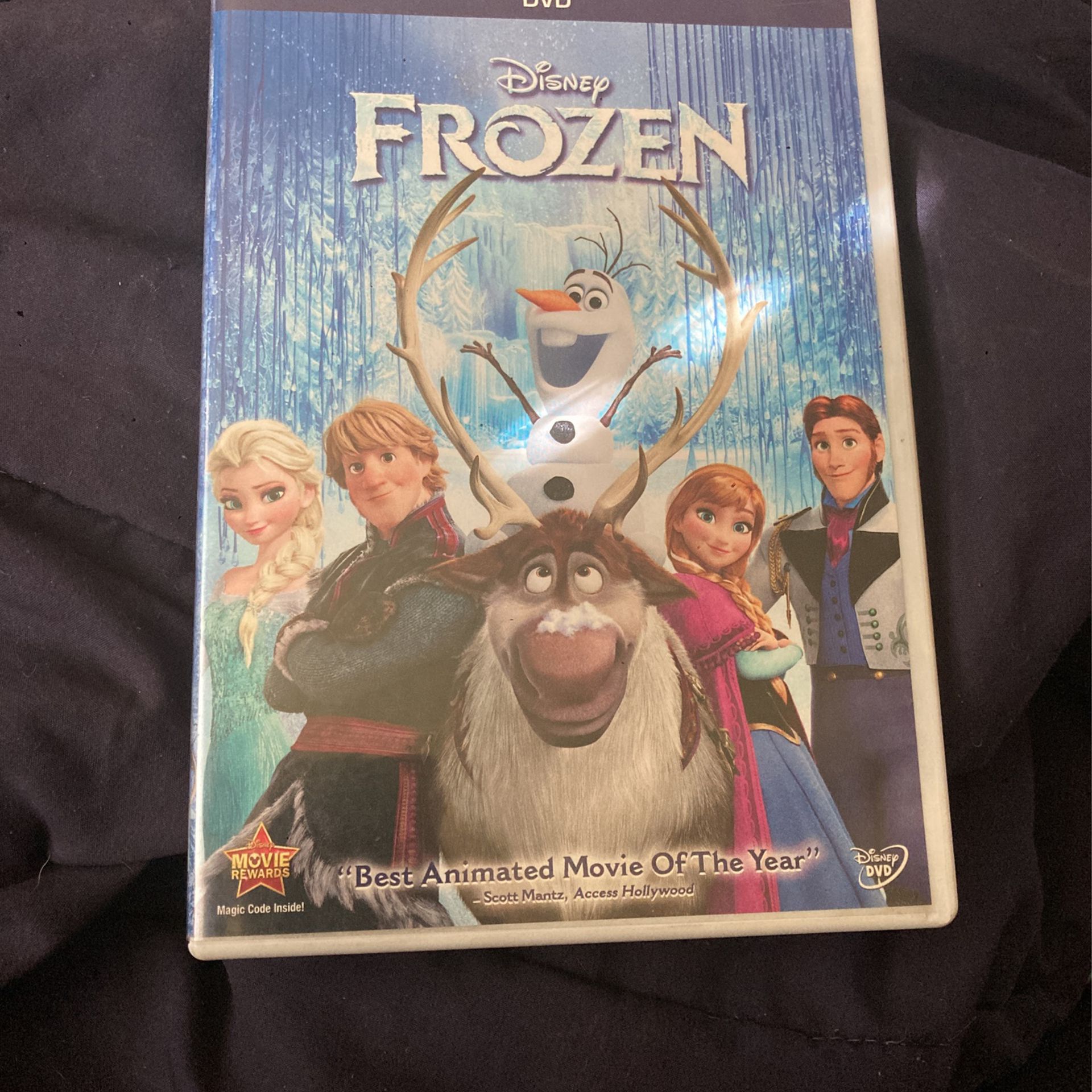 Disney’s Frozen DVD 