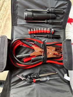 Car Roadside Emergency Kit with Battery Jumper Cables,Car Accessories. Automotive