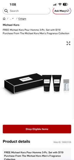3 pc Michael Kors Homme Set