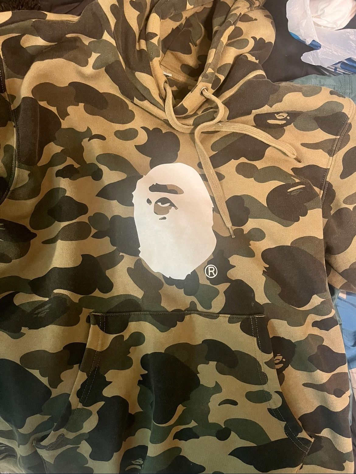 Camouflage Champion Bape Hoodie 