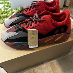 Brand New Adidas Yeezy Boost 700 Hi-Res Red Men's Size 14