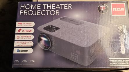 Home Theater Projector RCA Bluetooth 2 HDMI