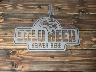 New- steel cut signs