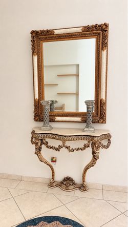 Baroque Mirror & Console