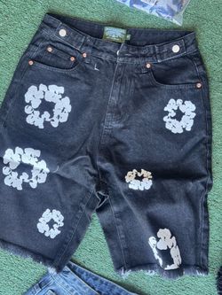 Valley dreams denim tear jorts