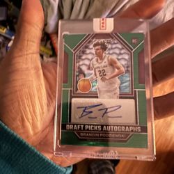 GSW Rookie Brandin Podziemski Green Pulsar Auto 3/25