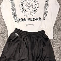 Chrome heart long sleeve T-shirt