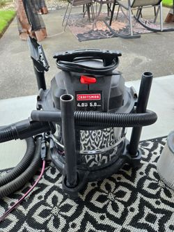 Real Nice Craftsman 5 Gallon 4HP Wet/Dry Shop Vacuum With Filter."CHECK OUT MY PAGE FOR MORE DEALS "