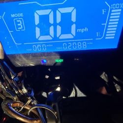 Black Electric Scooter Moped - 2088 Miles