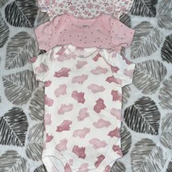 Just One You 3 Months Baby Girl Bodysuits 