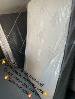 Brand new orthopedic mattress set