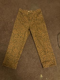 Leopard jeans