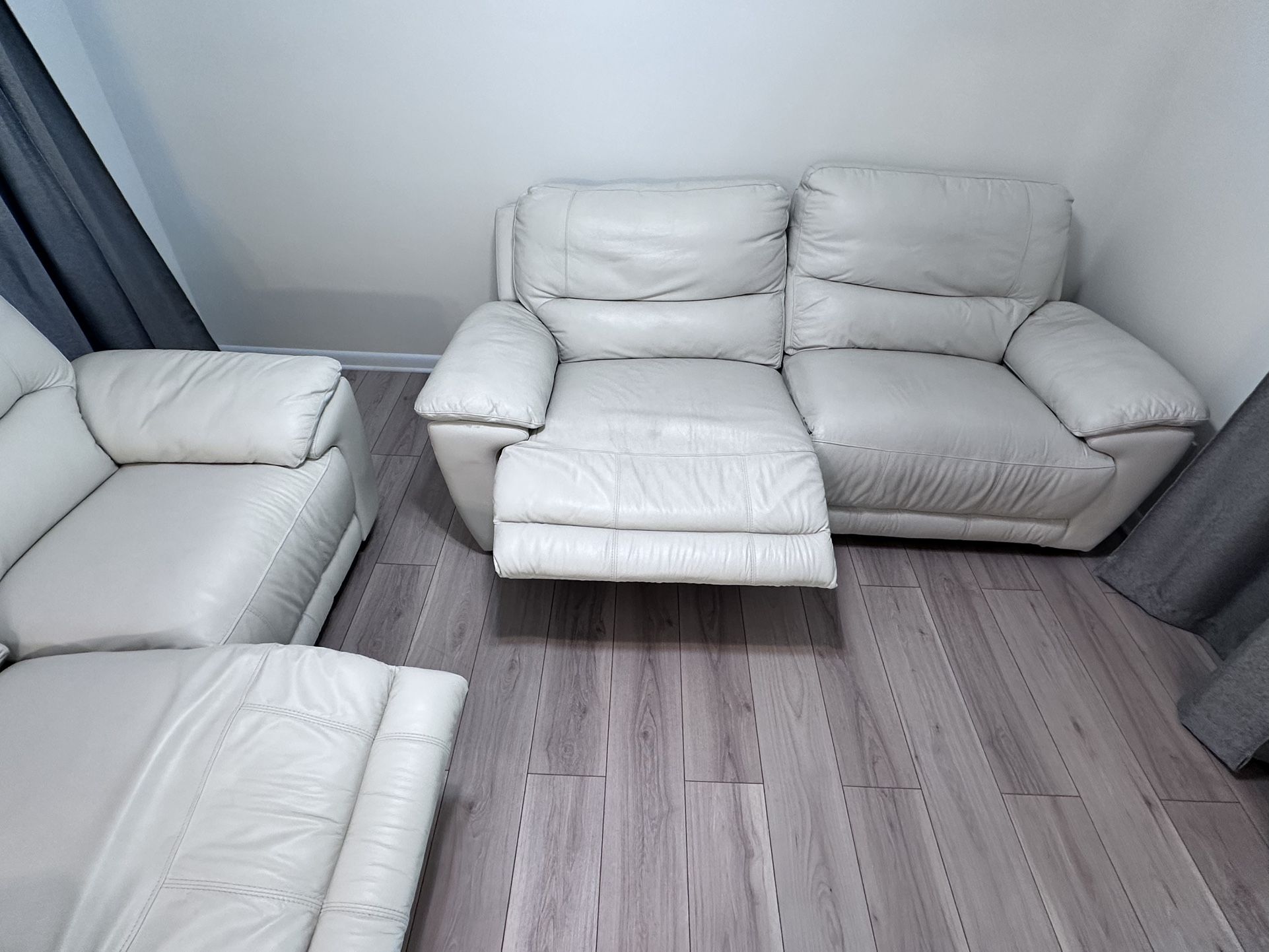 Leather Sofa Set Recliner Couch