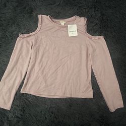 Open Shoulder Long sleeve 