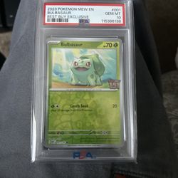 Bulbasaur Best Buy exclusive PSA 10