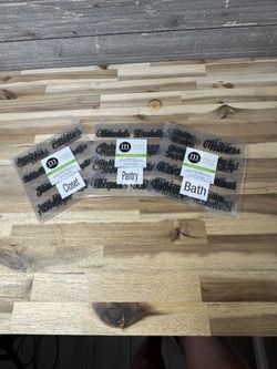 MDESIGN M DESIGN Labels Bath Closet Pantry Organization Organizing Label Home