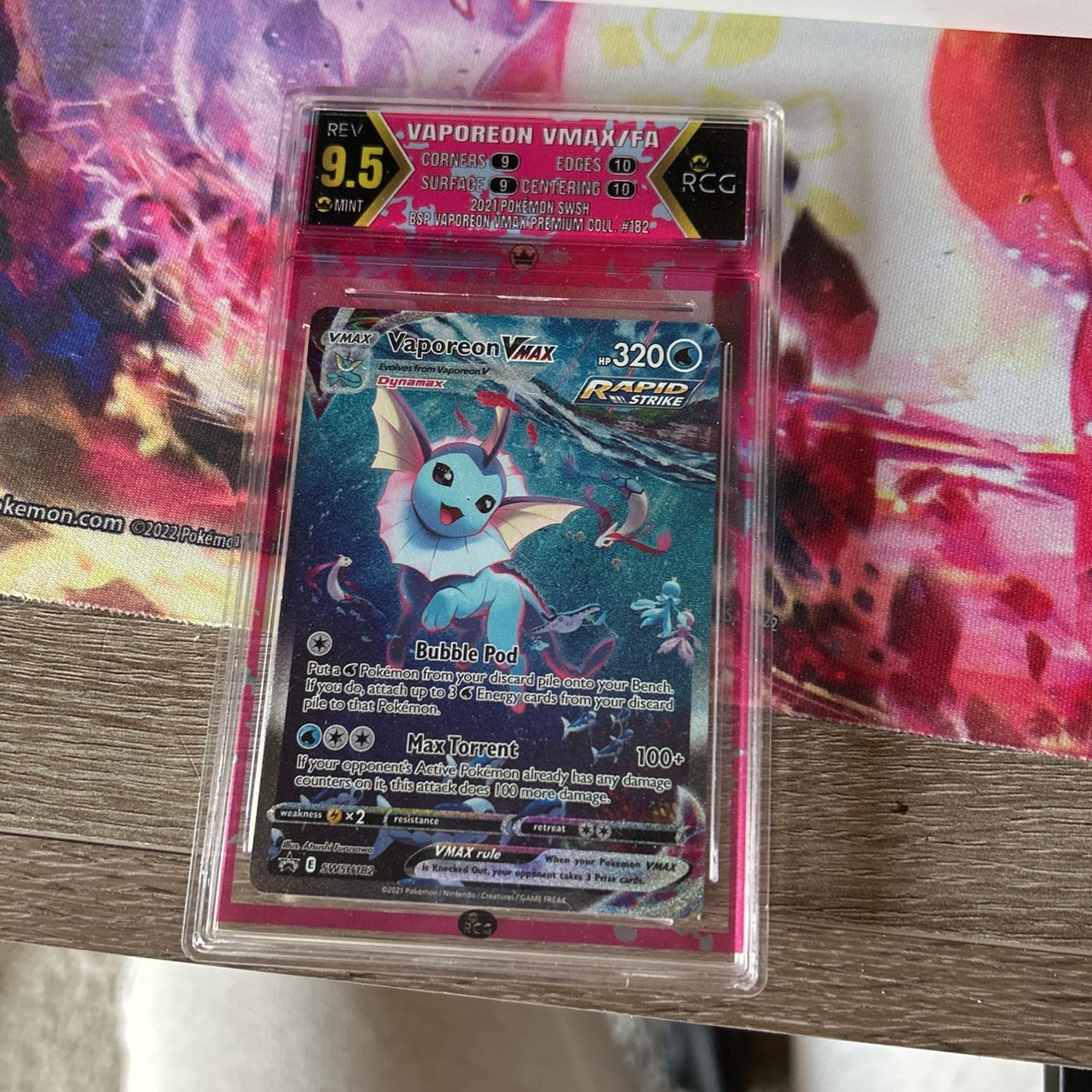 Vaporeon Vmax 2021 9.5