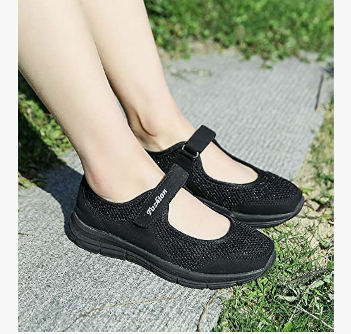 Mary Jane Women Shoes Casual Breathable Non Slip Sneakers, size US 9.5 - NEW