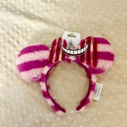 Cheshire Cat Plush Ear Headband for Adults – Alice in Wonderland