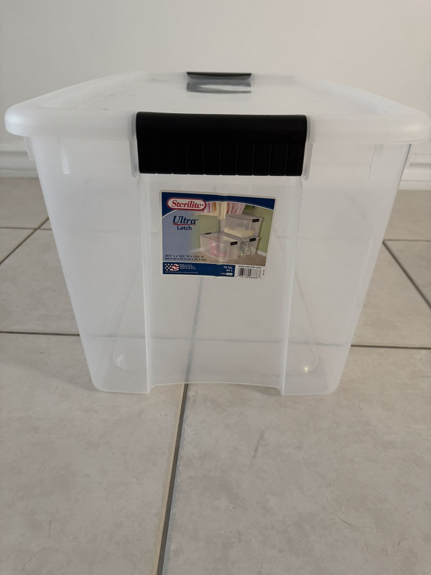 Nuevo Containdor de Plástico/ New Plastic Storage Container
