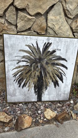 Palm art canvas