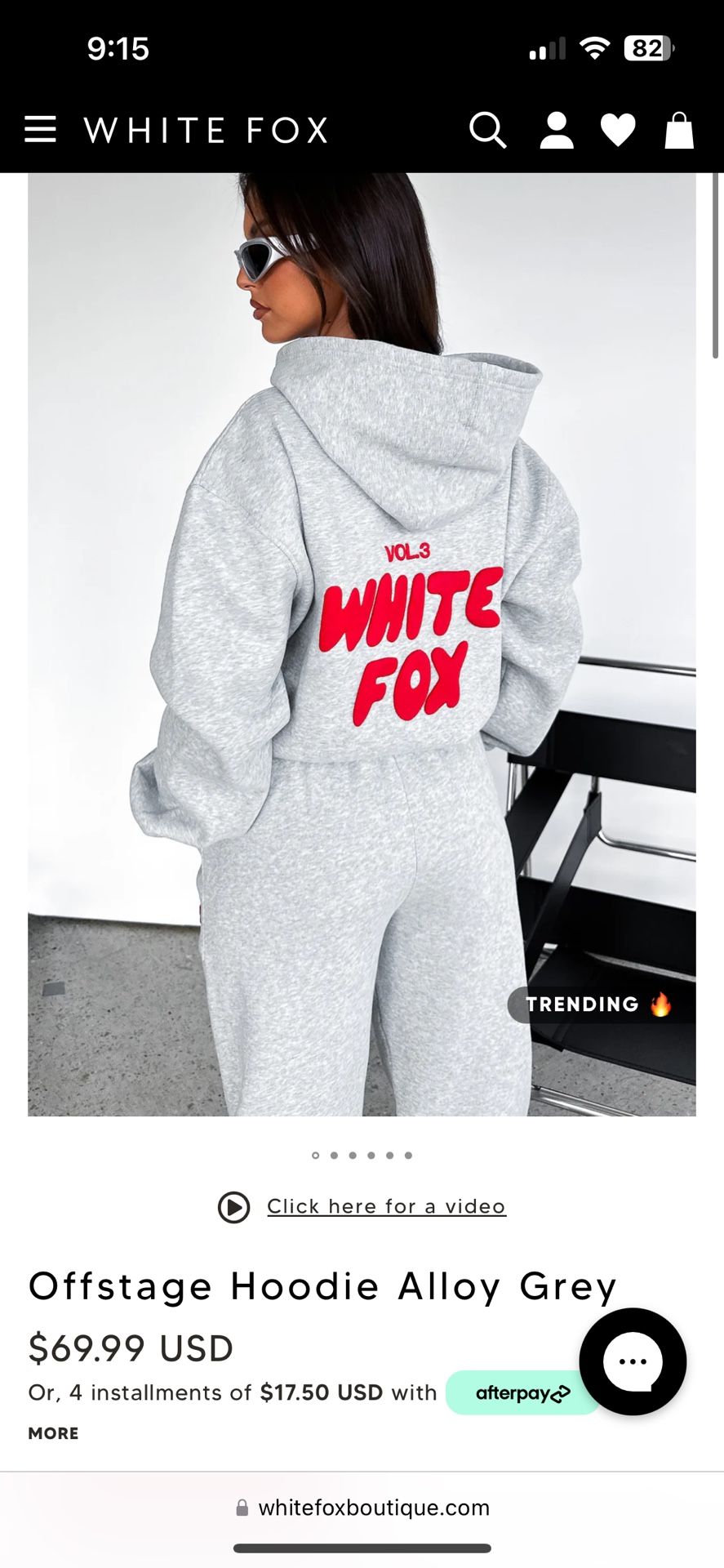 White Fox Hoodie