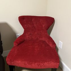 Red Accent Chair 