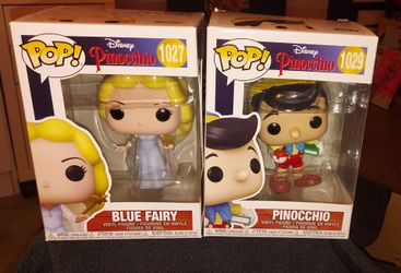Funko Pop! Disney's Pinocchio Set of (2) Pinocchio #1029 / Blue Fairy #1027 -New