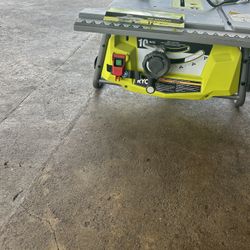 Ryobi 10 in Table Saw Como Está En la Foto 