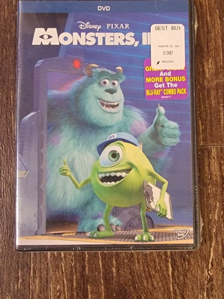 Monsters Inc DVD