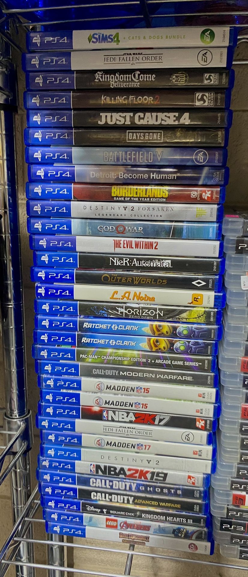 Ps4 Video Games Lot