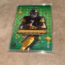 Ben Roethlisberger Wild Card 1/3 5 Card Draw Deck 2024 Football Card Parallel