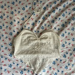 white backless top