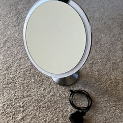 8” Simple human Rechargeable Mirror