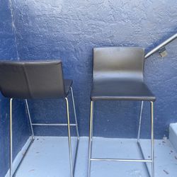 IKEA Leather Counter stools
