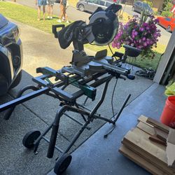10” Kobalt Compound Miter Saw And Stand
