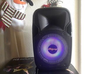 8" dj speaker portable $50