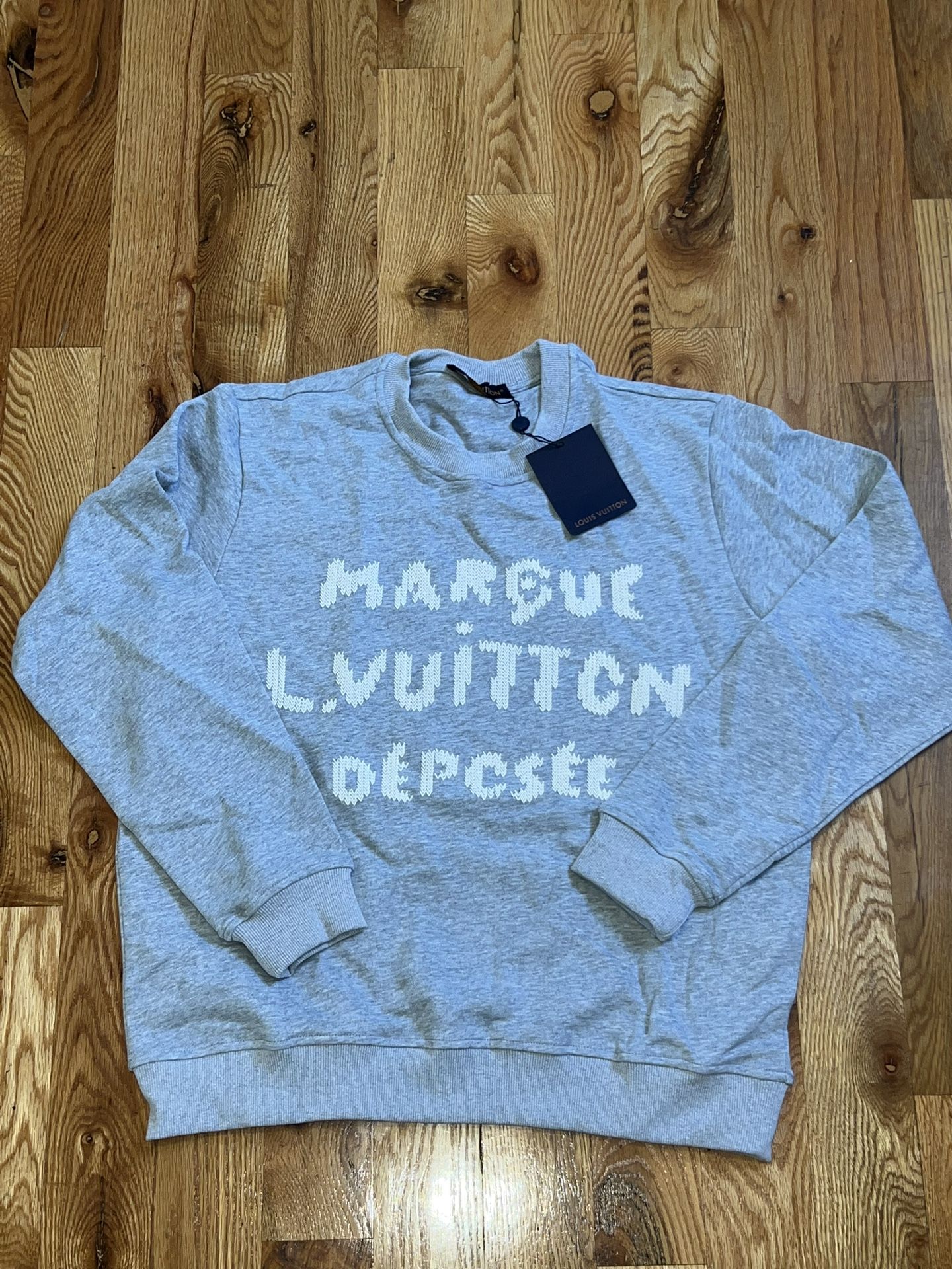 LV Crewneck Size Large Grey Brand New Jordan