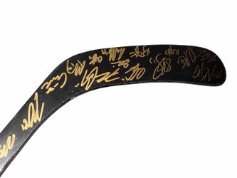 Ducks whole team signed stick
