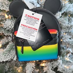 Disney pride Collection Mickey Mouse Loungefly Wristlet 